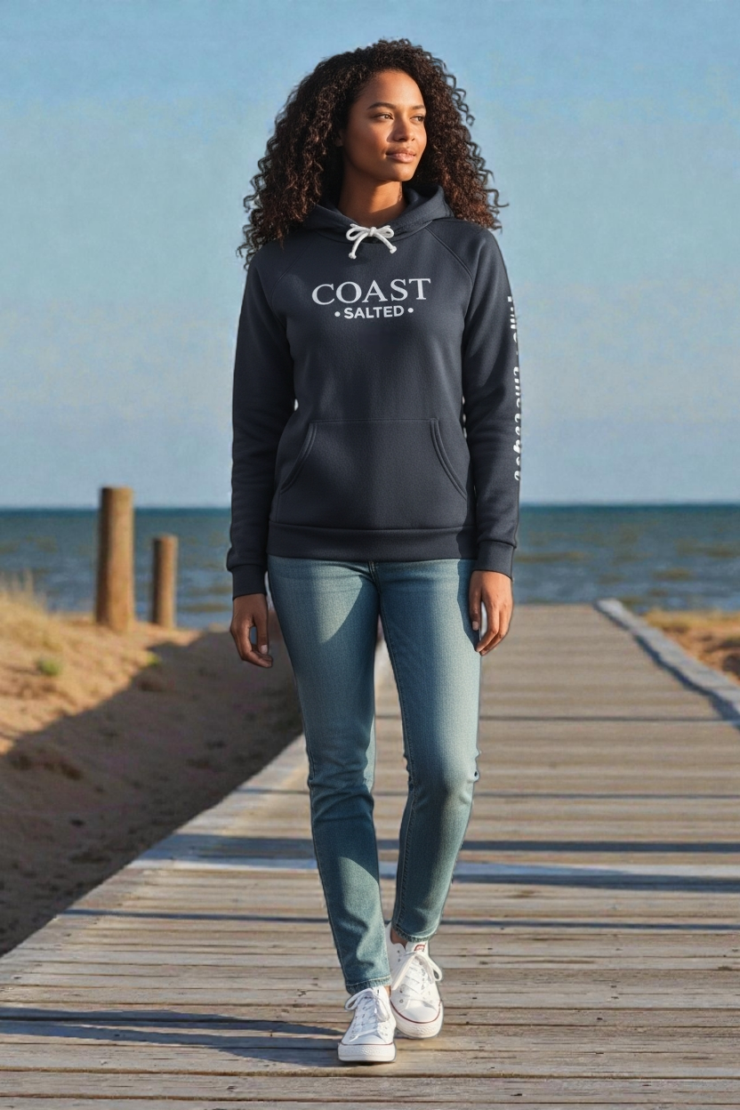 Florida Fleece Salted Coast Pullover Hoodie | Organic + Recycled | Time to Coast