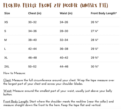 Florida Fleece Board Meeting Zip Hoodie | Organic + Recycled | Time to Coast