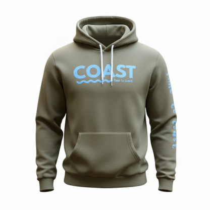 Florida Fleece BOLD COAST Pullover Hoodie | Organic + Recycled | Time to Coast
