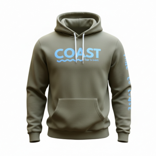 Florida Fleece BOLD COAST Pullover Hoodie | Organic + Recycled | Time to Coast