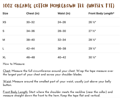 HOMEGROWN Swell Tee | Organic Cotton Graphic | Time to Coast